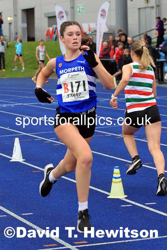 GGirls under-15s 2022 Northern Road Relays, SportsCity, Manchester. Photo: David T. Hewitson/Sports for All Pics